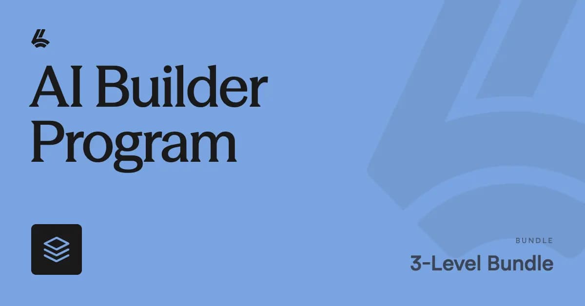AI Builder Program Bundle: 3 Levels